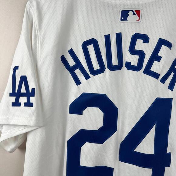 Nike LA Dodgers Jersey #24 HOUSER Men’s L White MLB Baseball 2025 Home Dri-FIT - Picture 2 of 8